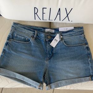 Denim shorts